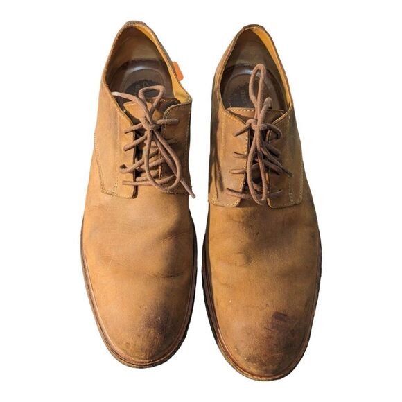 Collection by Clarks Clarkdale Moon Shoes Mens Size 12 Tan Leather Lace Up - Picture 10 of 10